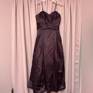 David's Bridal Gown in Deep Purple